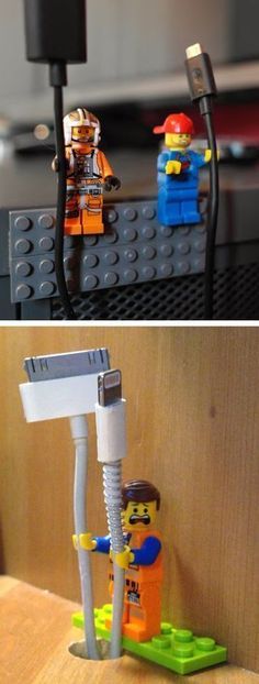 Lego organizador de cabos