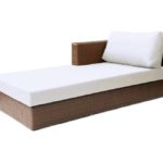 Chaise Longue Imperial área externa com estrutura em fibra