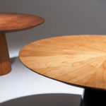 móvel em lâmina de madeira