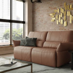 Sofa de couro natural